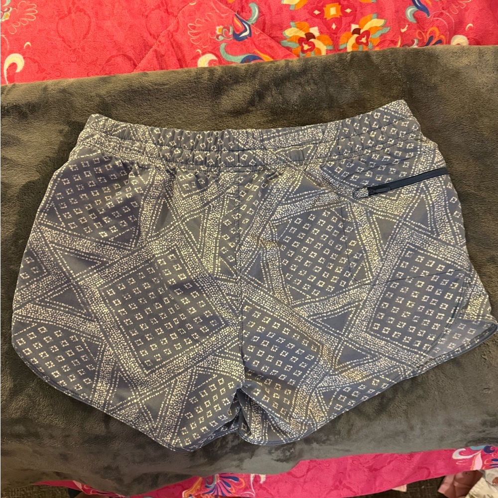 The North Face Blue Athletic Shorts Lightweight Elastic Waist NWOT